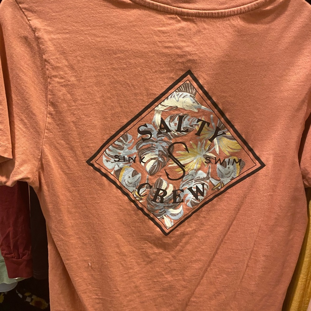 Salty Crew T-shirt Coral